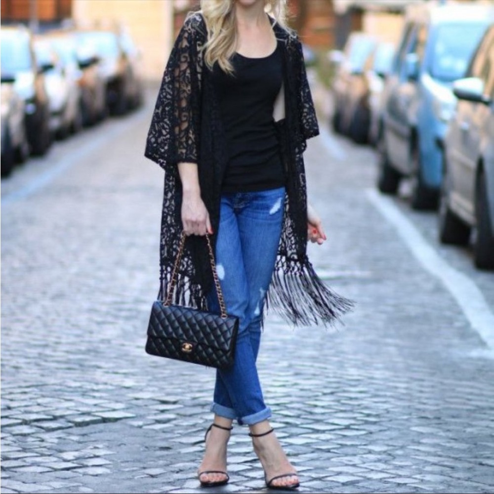 Abercrombie Lace Kimono
